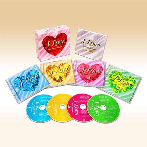 【新品・CD】J-Love～Best Hit Love Songs ベストヒットラブソング CD4枚組セット全64曲   DQCL-1221