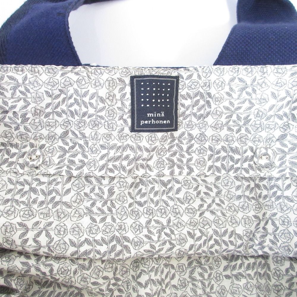 ハンドメイド　ミナペルホネン　dop tambourineピーストート⑅︎◡̈︎* tambourine TOTE BAG - minä perhonen