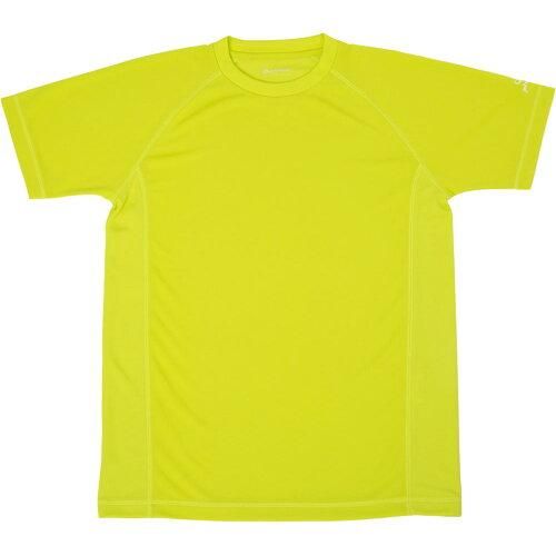 【新品・5営業日で発送】phiten(ファイテン) RAKUシャツ SPORTS (SMOOTH DRY) 半袖 ライム S