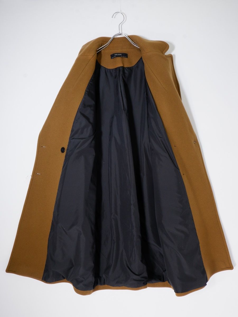 ZARA BASIC ザラ ベルト付き ダウンコート ロングダウン