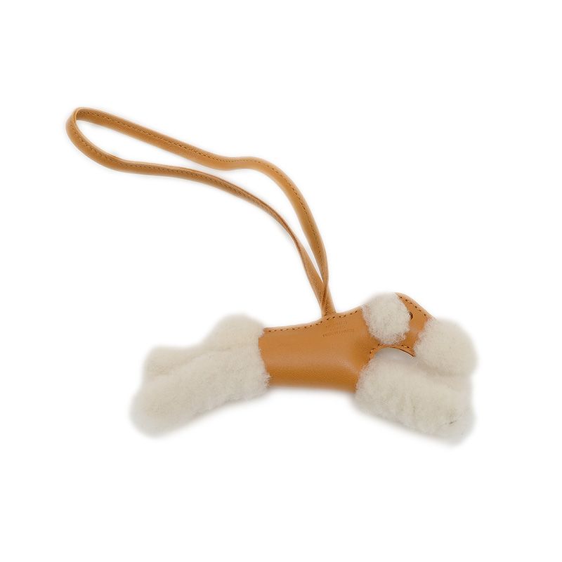 エルメス バディ バッグチャーム アニューミロ|ムートン セサミ Z刻印