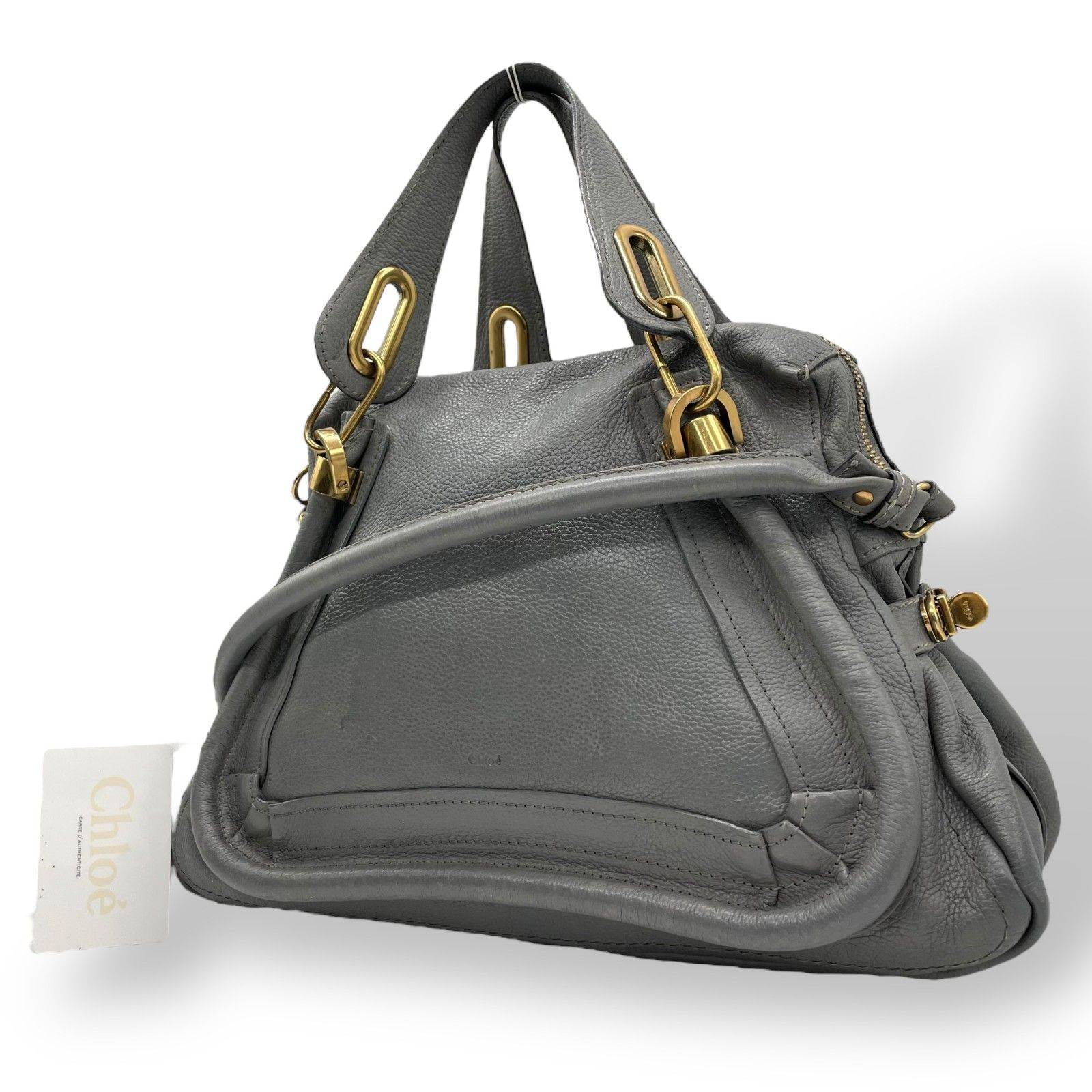 美品 クロエ パラティ ハンドバッグ レディース