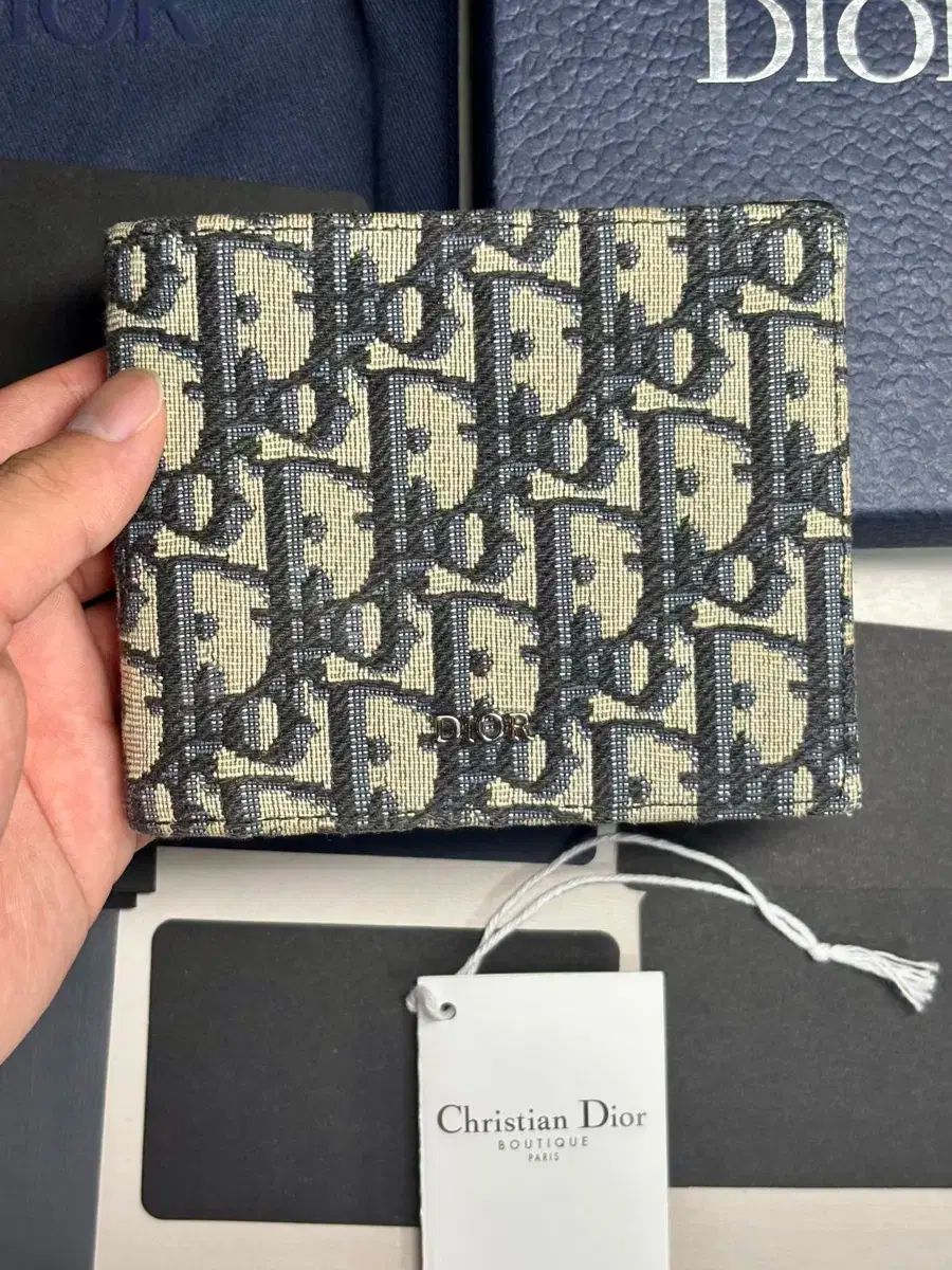 DIOR HOMME ディオール オブリーク ジャガード マネークリップ Dior