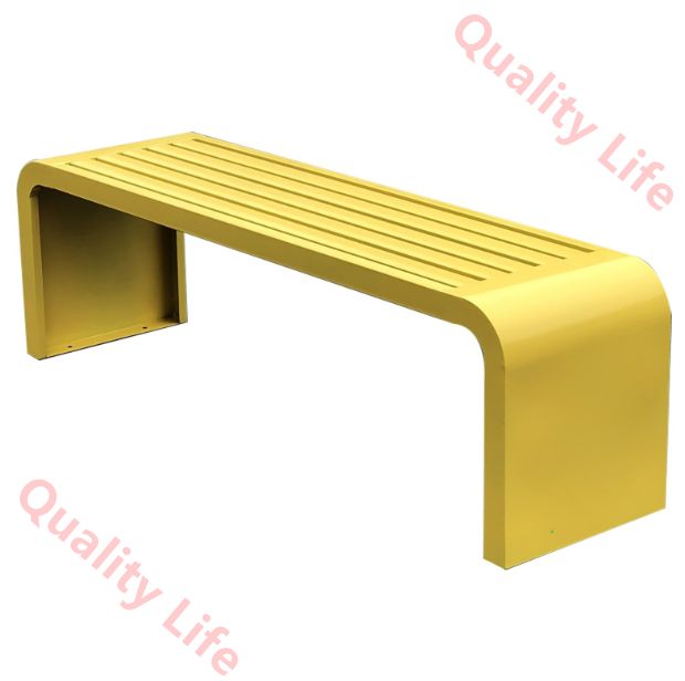 鋳鉄メタルガーデンベンチ すのこシート付き