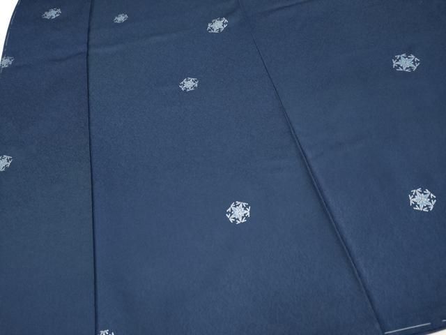 平和屋本店■極上　小紋　雪華文　暈し染め　銀彩　逸品　未使用　CYAA1761s5 平和屋本店□極上 小紋 雪華文 暈し染め 銀彩 逸品 未使用