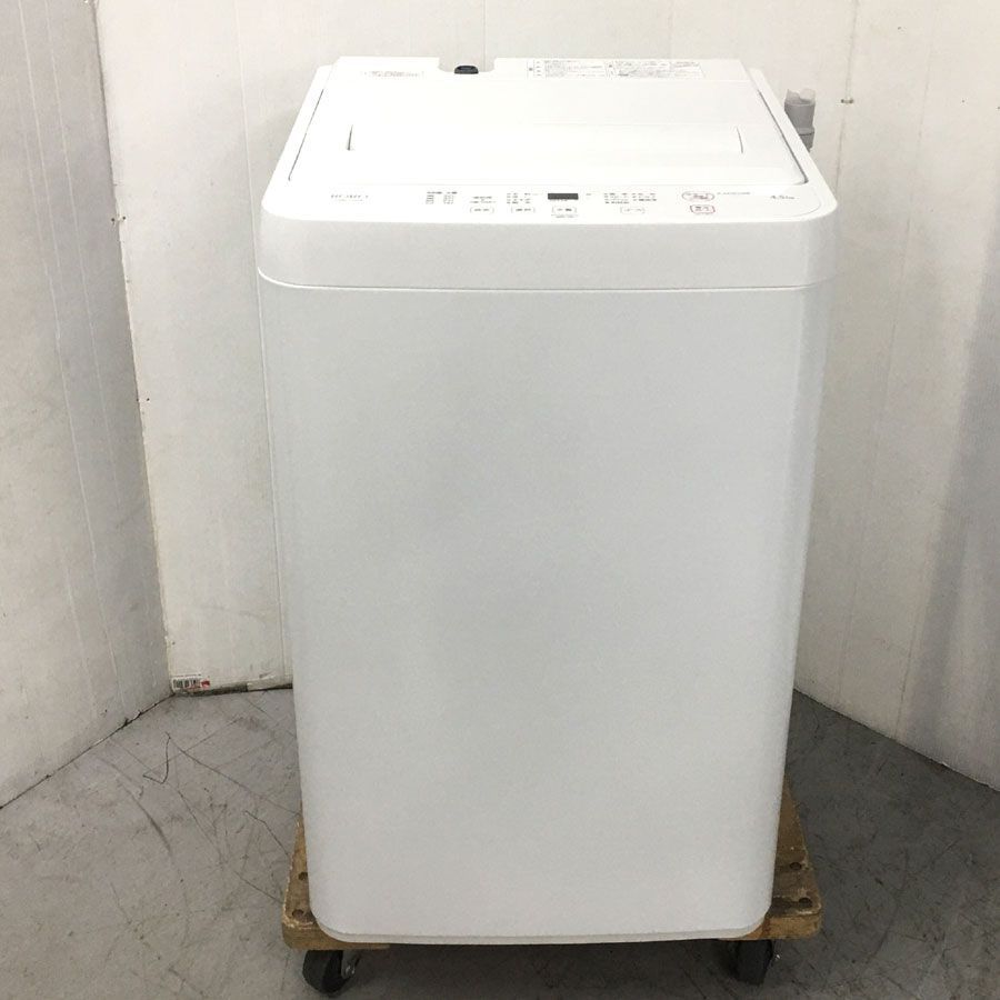 地域 商品 RORO ヤマダオリジナル 全自動洗濯機 洗濯 4.5ｋｇ 幅57.5cm 一人暮し向け ステンレス槽 槽洗浄 RORO YWMT-45LW ホワイト系