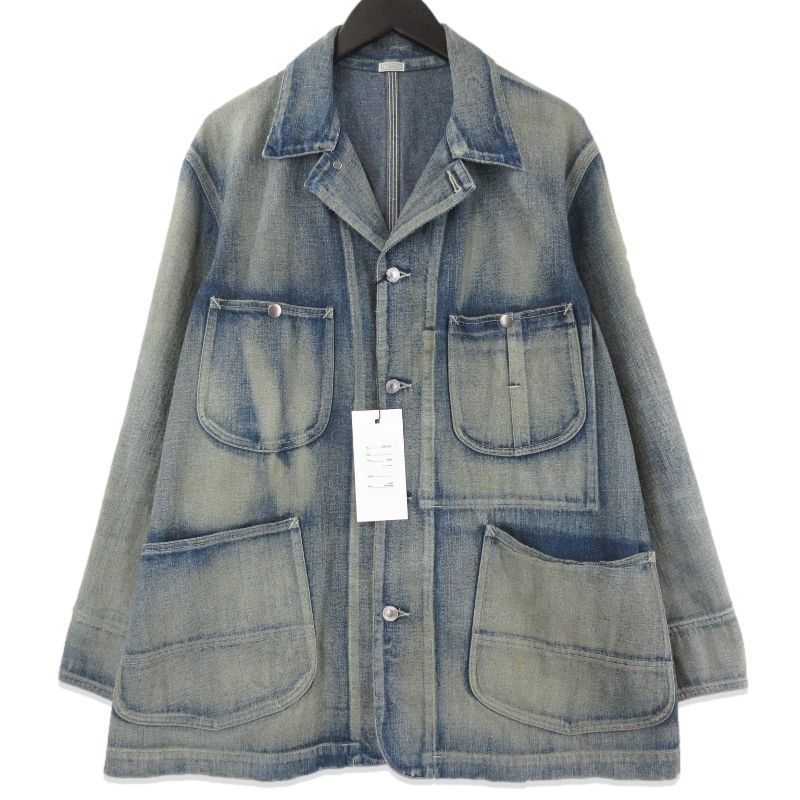 ジャケット・アウター a. presse 23SS Denim Coverall Jacket 2 A.PRESSE (ア プレッセ) Denim Coverall Jacket 23AAP-01-23M