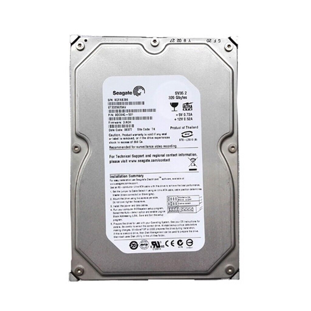 Seagate SV35.2 320GB Internal 7200RPM IDE 3.5