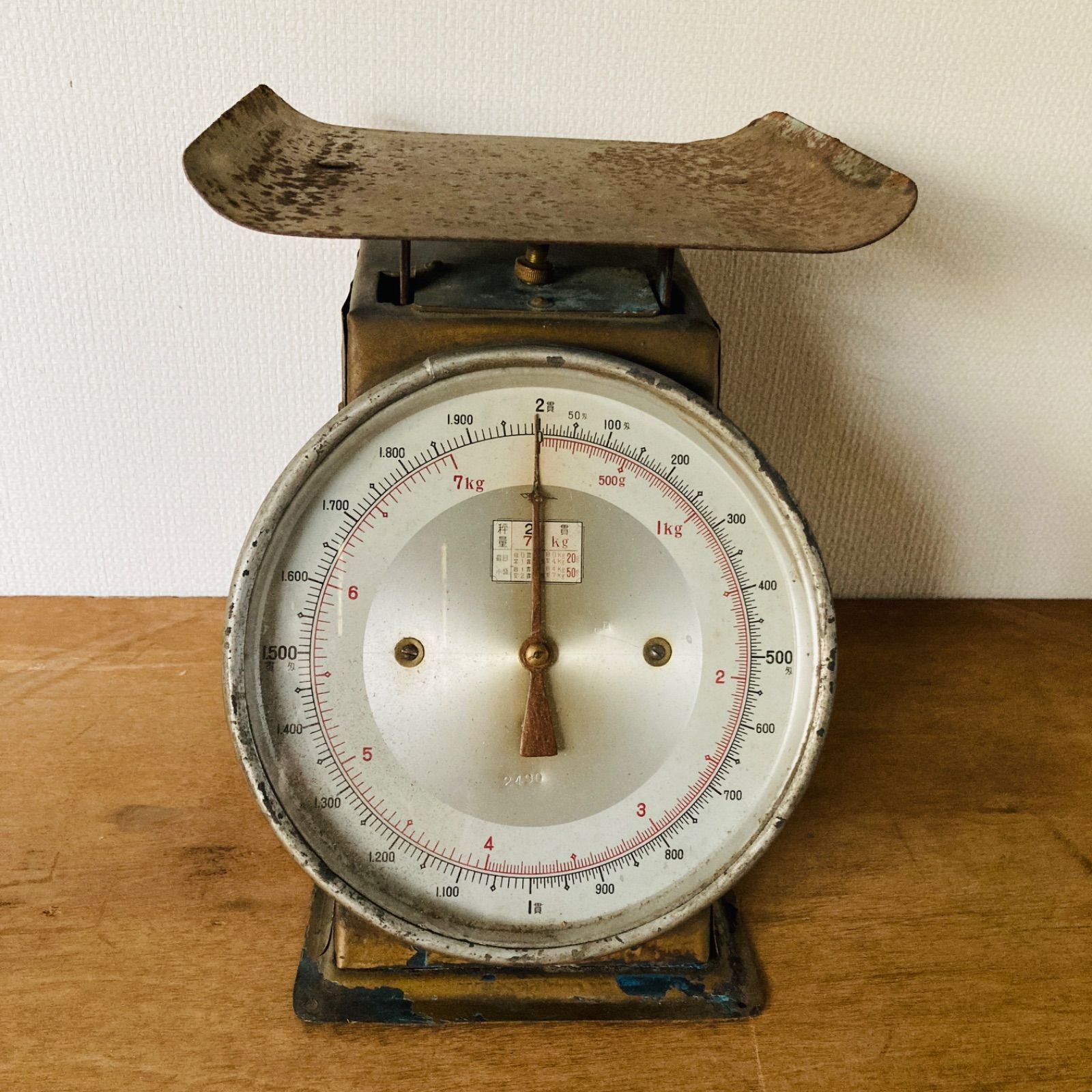 VINTAGE COLUMBIA FAMILY SCALE 量り 秤-