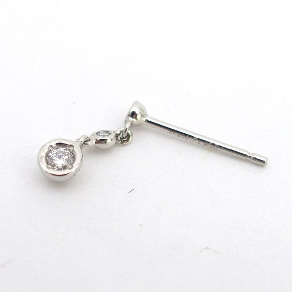 ヴァンドーム青山 ペアシェイプ ダイヤモンドピアス Pt950/Pt900