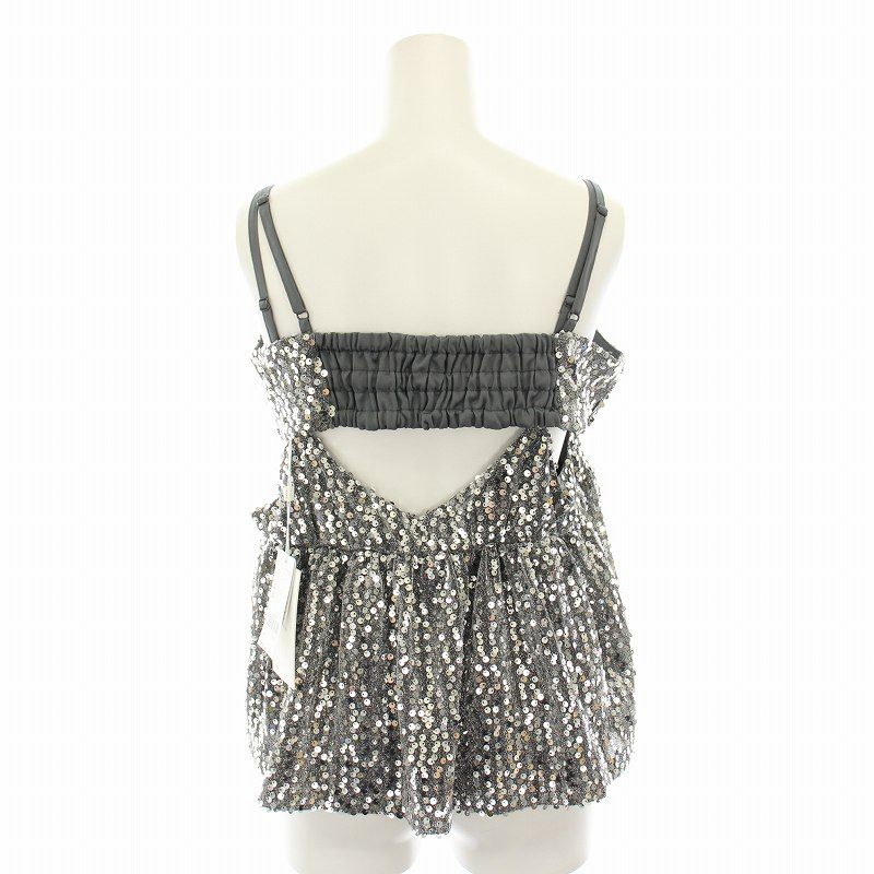 トップス AMERI MEDI LAYERED SEQUINS CAMISOLE Ameri（アメリ）の「MEDI LAYERED SEQUINS CAMISOLE