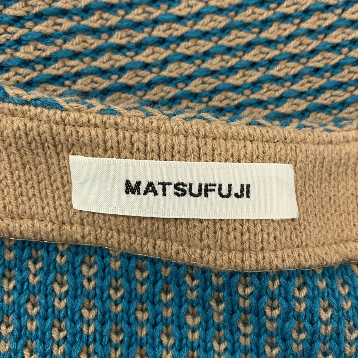 MATSUFUJI / マツフジ | 2023SS | Raven Pattern Knit Vest ニット 