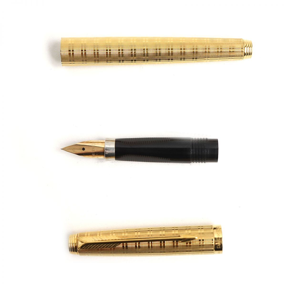 美品◇PARKER パーカー ヴィンテージ 20u ペン先14K キャップ式 万年筆