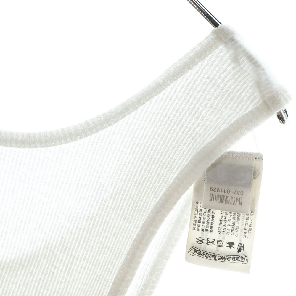 【T】クロムハーツサイドロゴタンクトップブラック Lサイズ CHROME HEARTS (クロムハーツ) Vertical Side Logo Tank Top