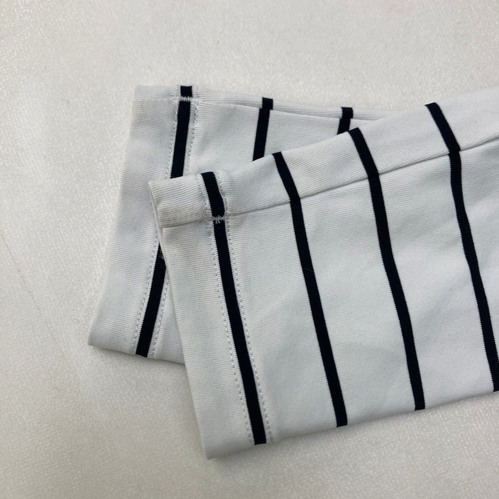 パーリーゲイツ　インナーシャツ　サイズ２　レディース　ボーダー サイズ：0 PEARLY GATES パーリーゲイツ インナー長袖Tシャツ ボーダー