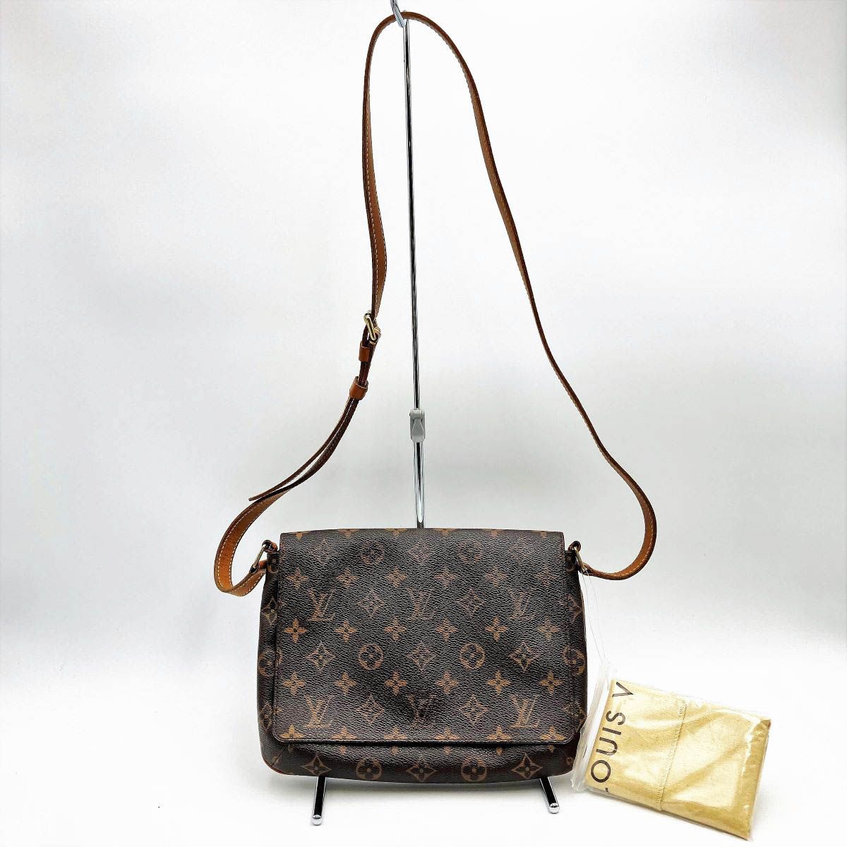 美品】 LOUIS VUITTON ルイ・ヴィトン ミュゼットタンゴ モノグラム 