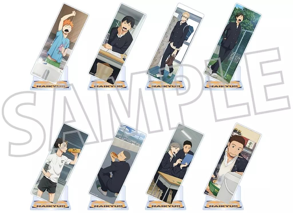 【中古】アクリルスタンド・アクリルパネル 全8種セット 「ハイキュー!! アクリルスタンドコレクション 烏野高校」
