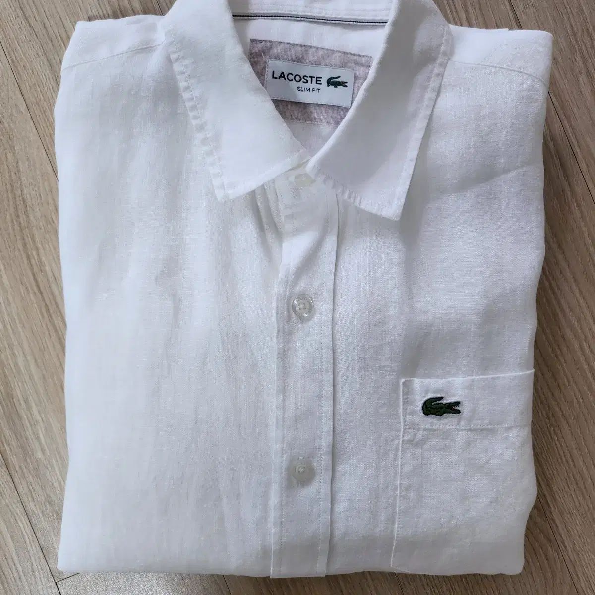 【雷市場（ポンジャン）商品韓国直送】LACOSTE(ラコステ) リネンロングスリーブシャツ （ 95