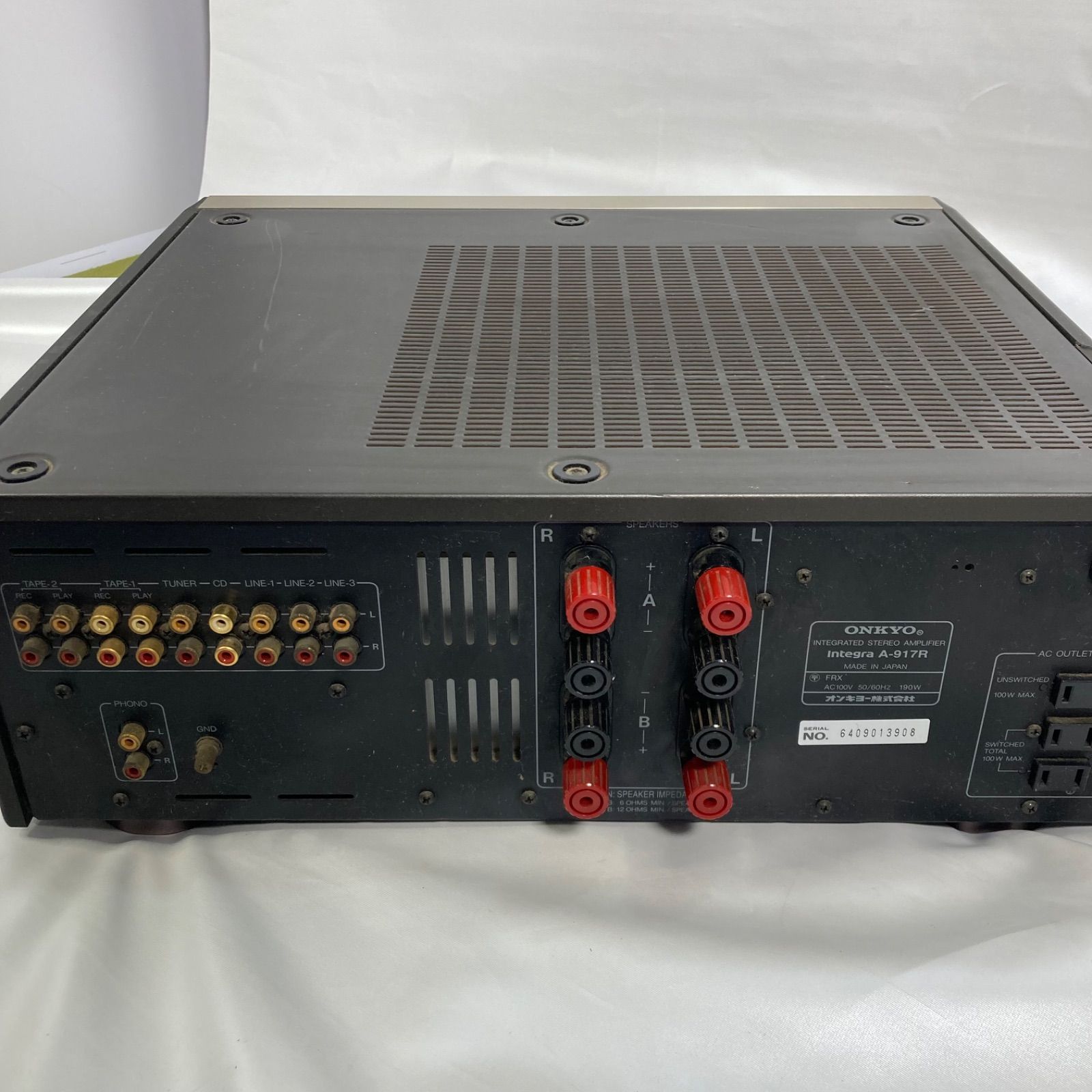 訳アリ】ONKYO Integra A-917R プリメインアンプ - メルカリ