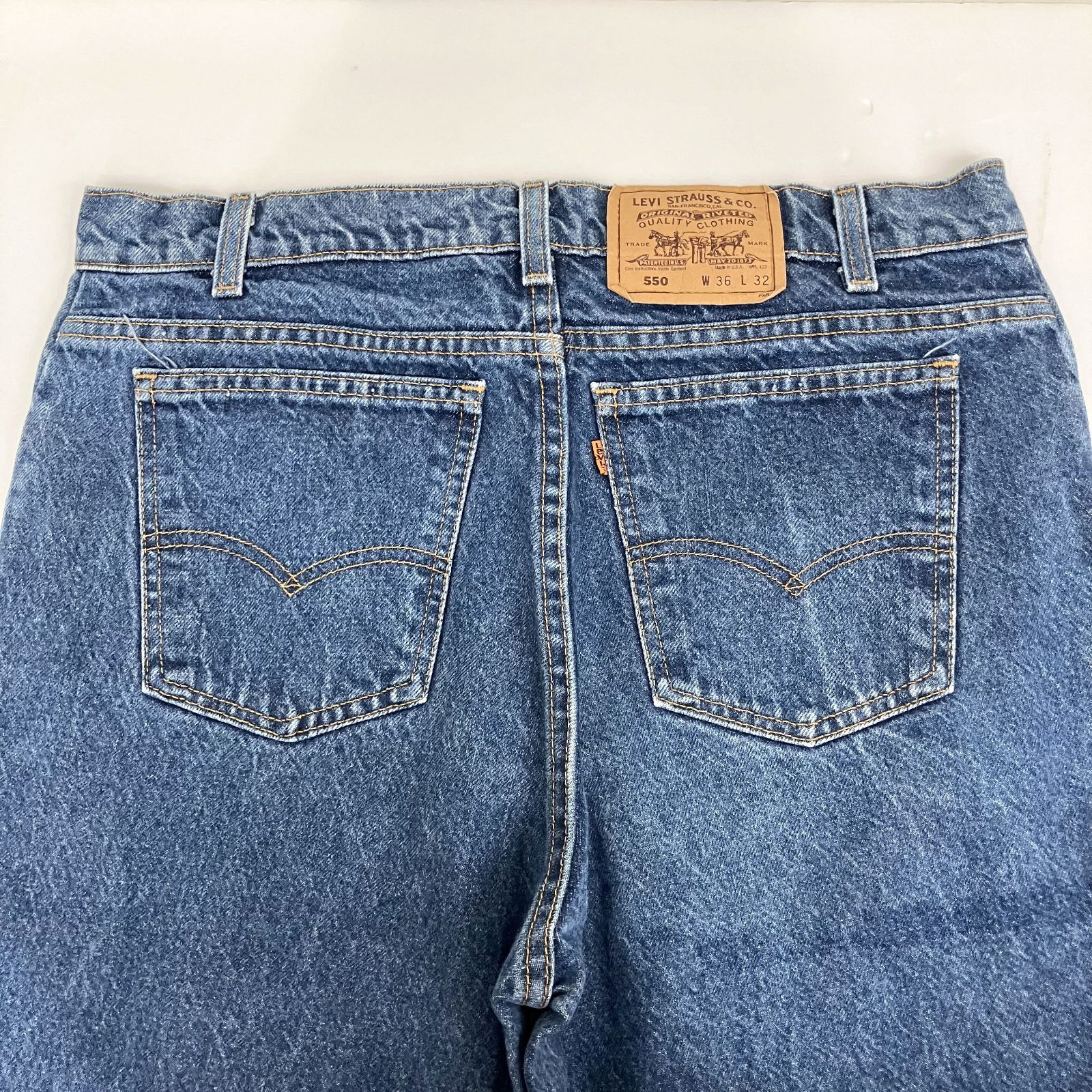 90s Levi's リーバイス 550 オレンジタブ W36 L32 USA製 デニム