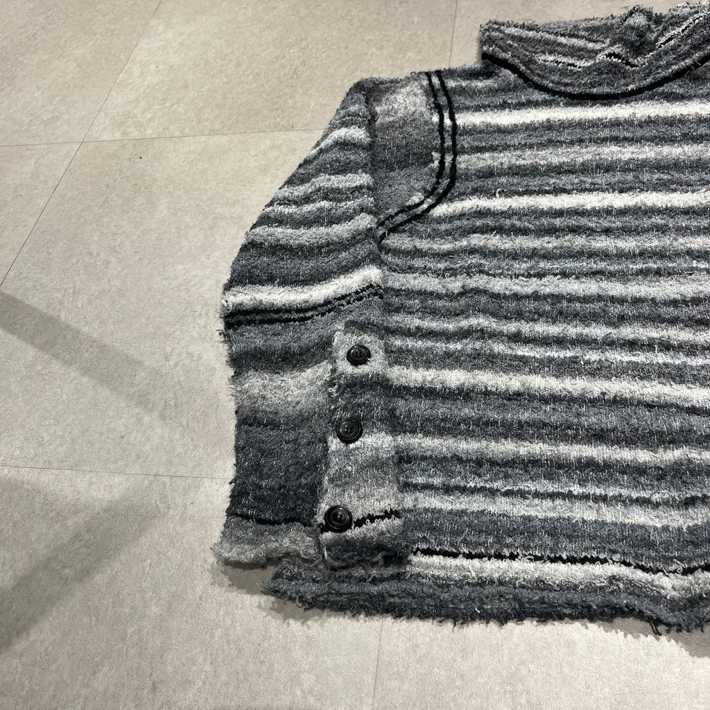 【ほぼ新品】KIKO KOSTADINOV ボーダーマフラー KIKO KOSTADINOV キココスタディノフ 24AW SCARPITTA KNIT