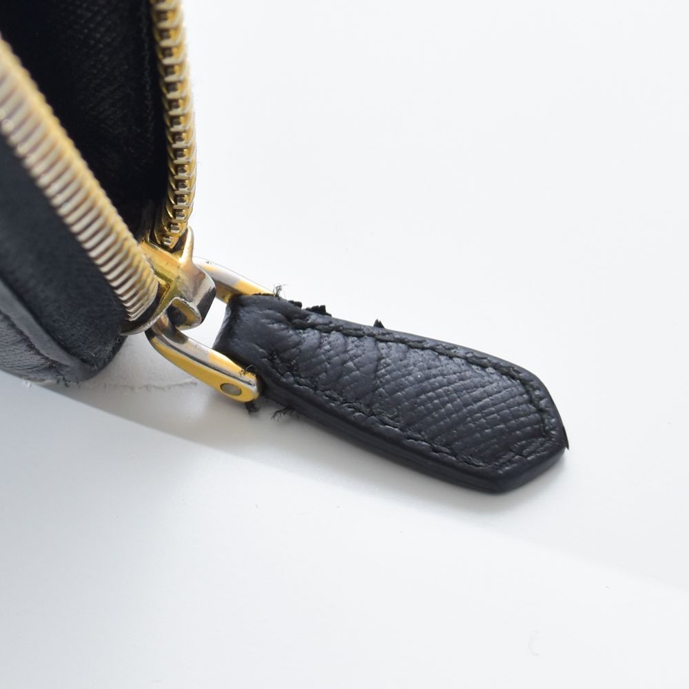 中古USED PRADA 財布 長財布 サフィアーノ ブラック 252601392