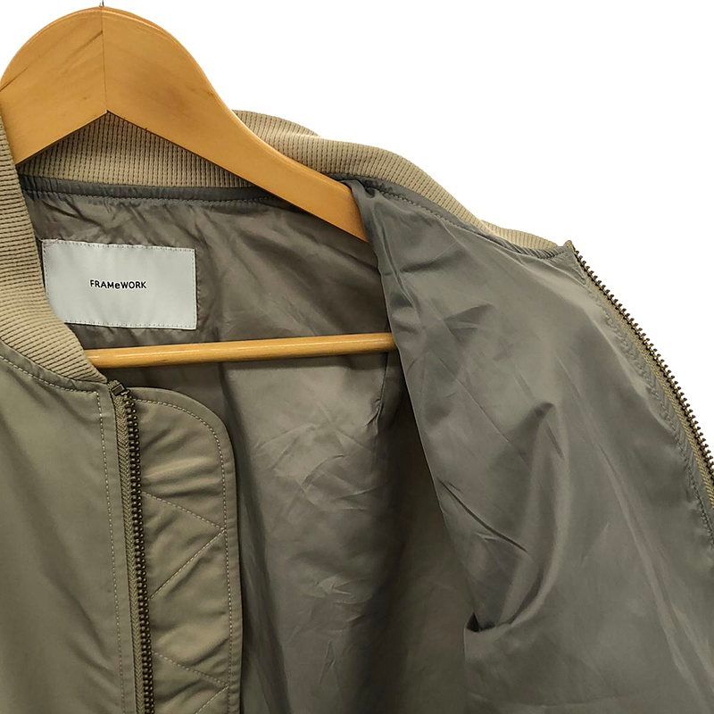Framework / フレームワーク | 2022AW | ナイロンツイルMA-1