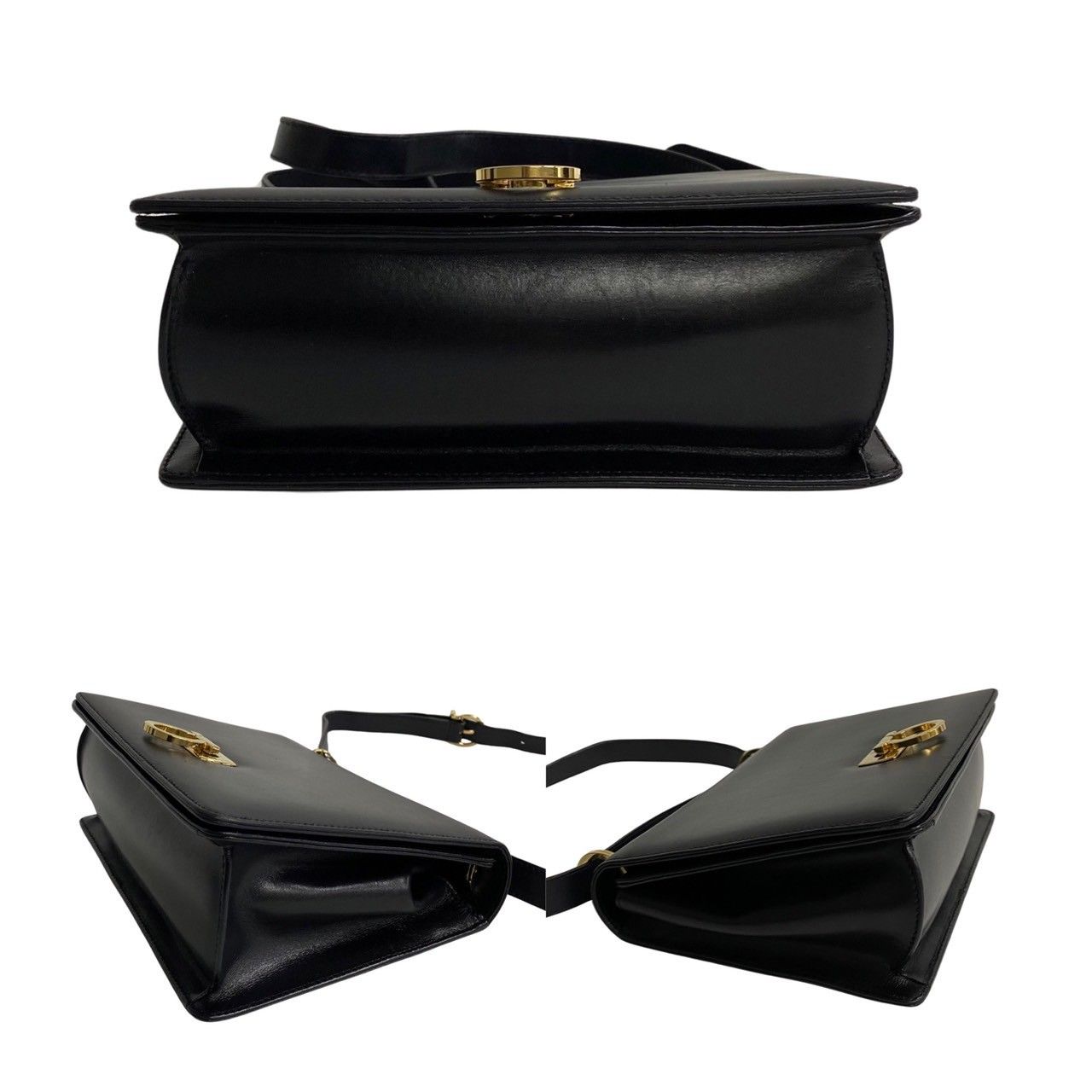 極 美品 Salvatore Ferragamo サルヴァトーレフェラガモ ガンチーニ