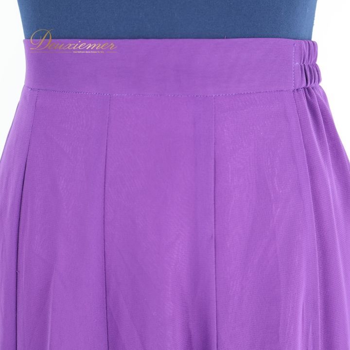 【美品 社交ダンス衣装】スカート レッスンウェア 練習着 紫 パープル 無地 シンプル 上品 気品 かわいい 鮮やか 可愛い 派手 社交ダンス 衣装 スタンダード スカート パープル系 チャコット