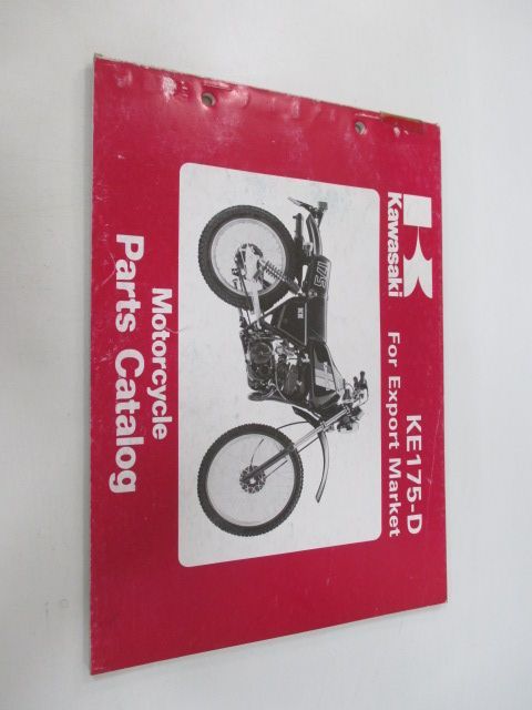 KE175-D パーツリスト 英語版 カワサキ 正規 中古 バイク 整備書 KE175-D4 KE175-D5 pw 車検 パーツカタログ 整備書