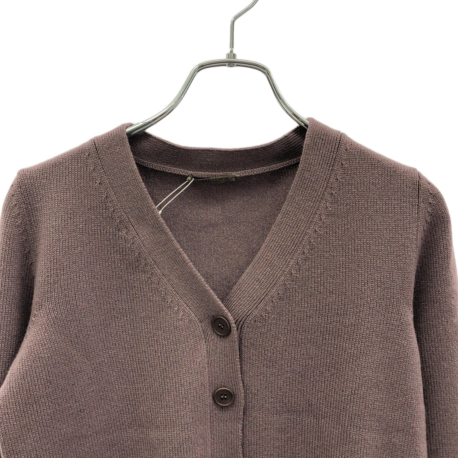BOTTEGA VENETA - ボッテガヴェネタ BOTTEGA VENETA カーディガン カーディガン 衣料品 トップス カシミヤ レディース パープル系 【中古】 ボッテガヴェネタ BOTTEGA VENETA カーディガン カーディガン パープル