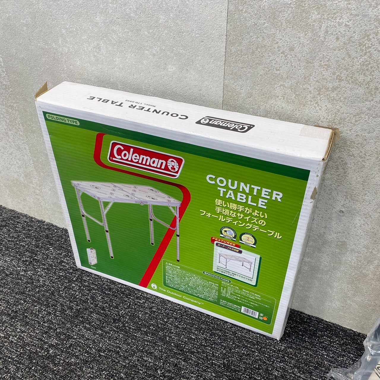 Coleman コールマン カウンターテーブルランタン柄170-5942 Coleman コールマン カウンターテーブルランタン柄170-5942