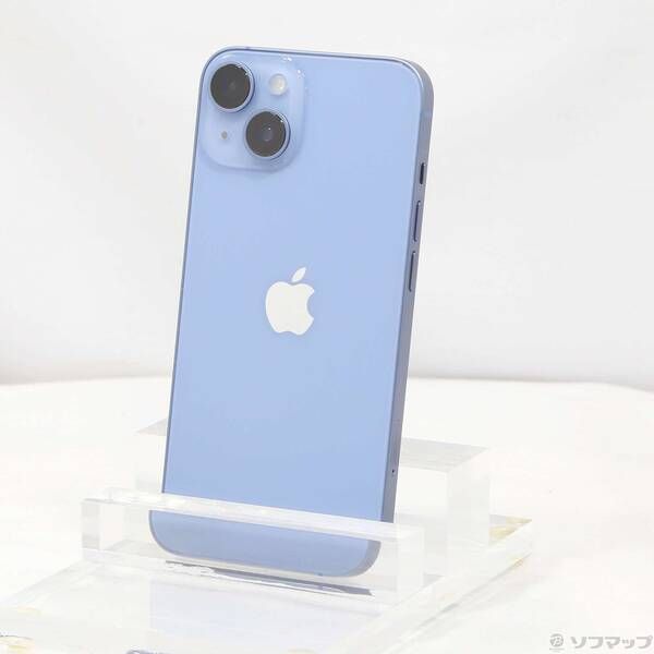 中古品〕 iPhone14 128GB ブルー MPVJ3J／A SIMフリー【349
