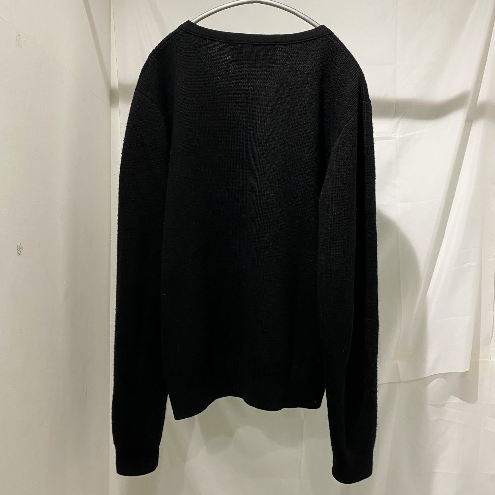 ラフシモンズ×フレッドペリーカーディガン黒サイズMイタリア製