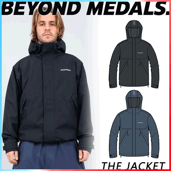 24-25 BEYOND MEDALS/ビヨンドメダルズ THE JACKET メンズ レディース 防水ジャケット スノーボードウェア スノーウェアー 2025