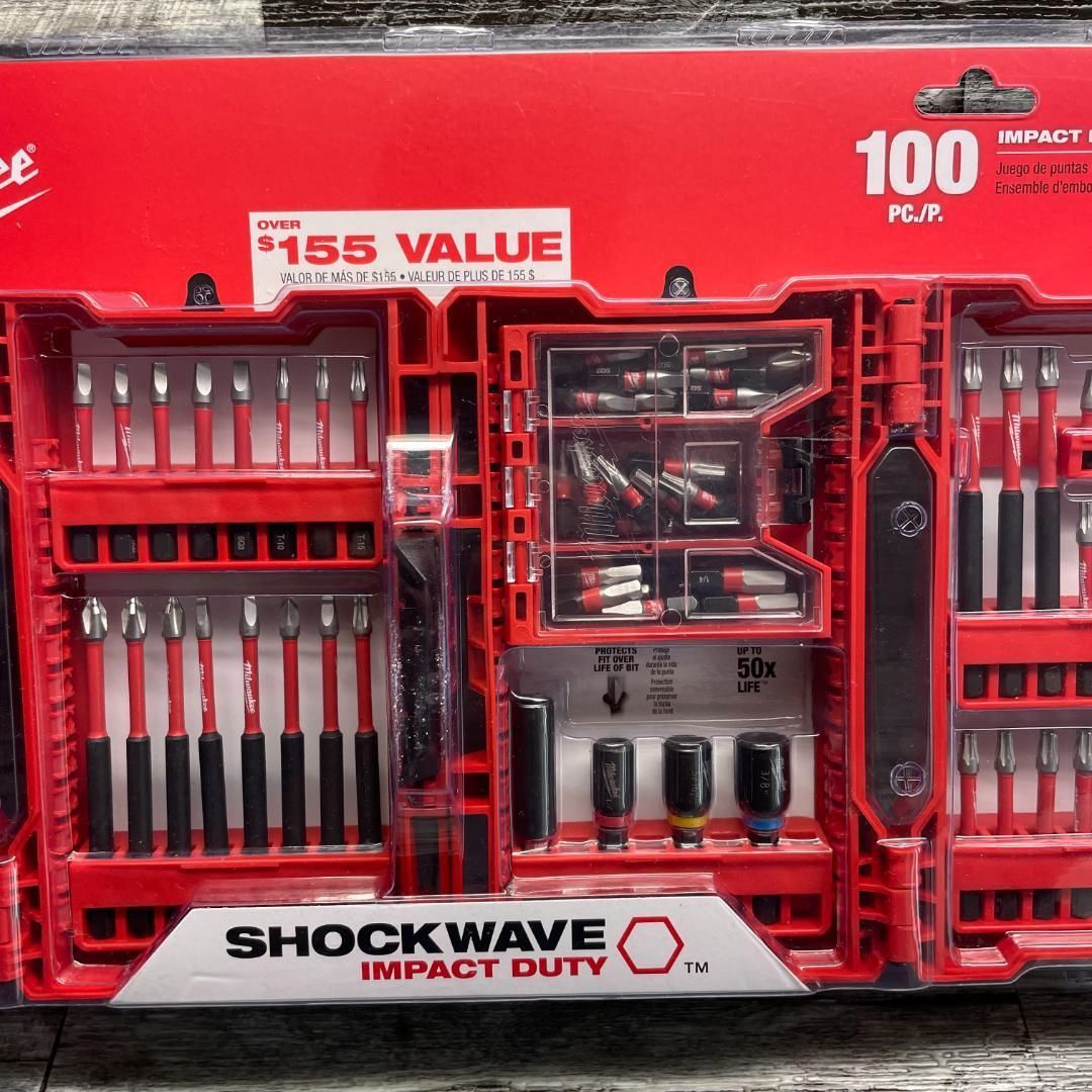 Milwaukee ショックウェーブ インパクトドライバービットセット 100