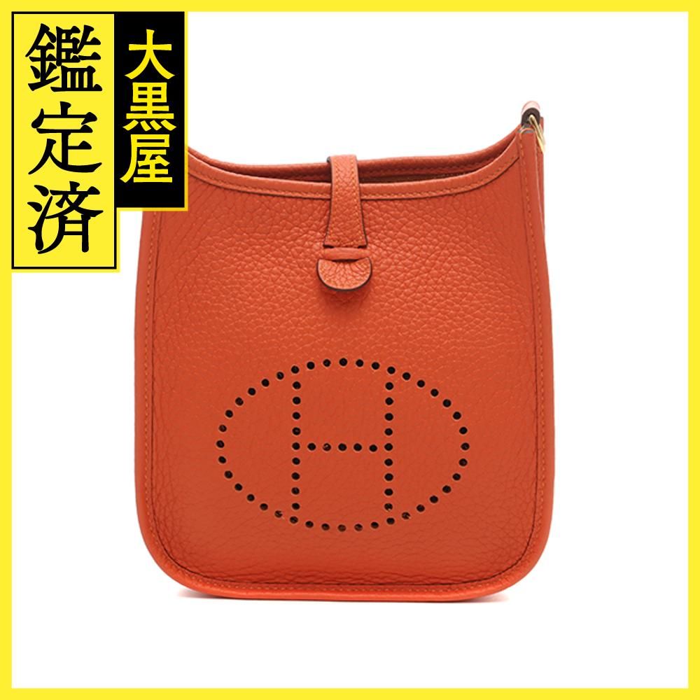 HERMES エルメス ショルダーバッグ エヴリンTPM フーオレンジ トリヨン