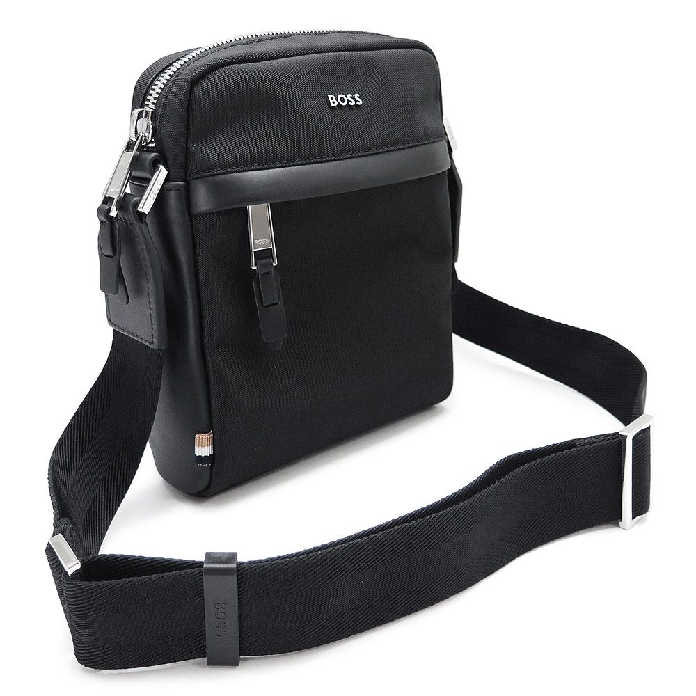 e*o様 新作　Hugo Boss ショルダーバッグ　ブラック　ボス　大谷翔平愛 HUGO BOSS】大谷翔平愛用ブランド ショルダーバッグ【関税込