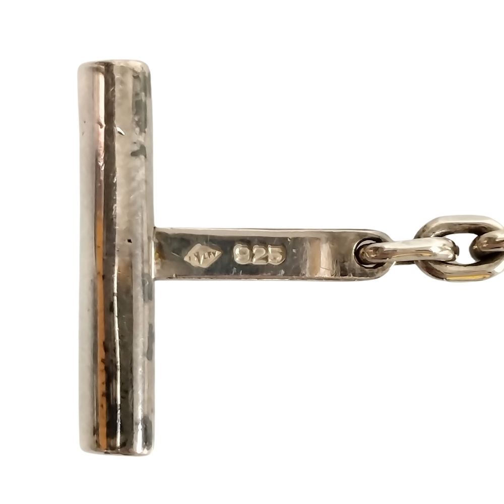 HERMES エルメス ハートモチーフ チャーム キーホルダー シルバー 正規