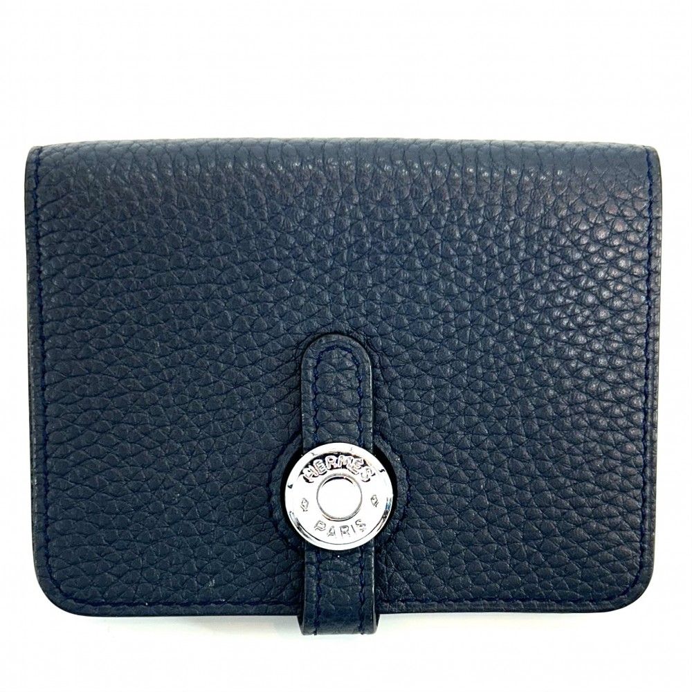 中古品HERMES エルメス ディアボロ ヴォーエプソン パスケース 中古 エルメス HERMES ユニセックス カードケース ブラック ヴォーエプソン