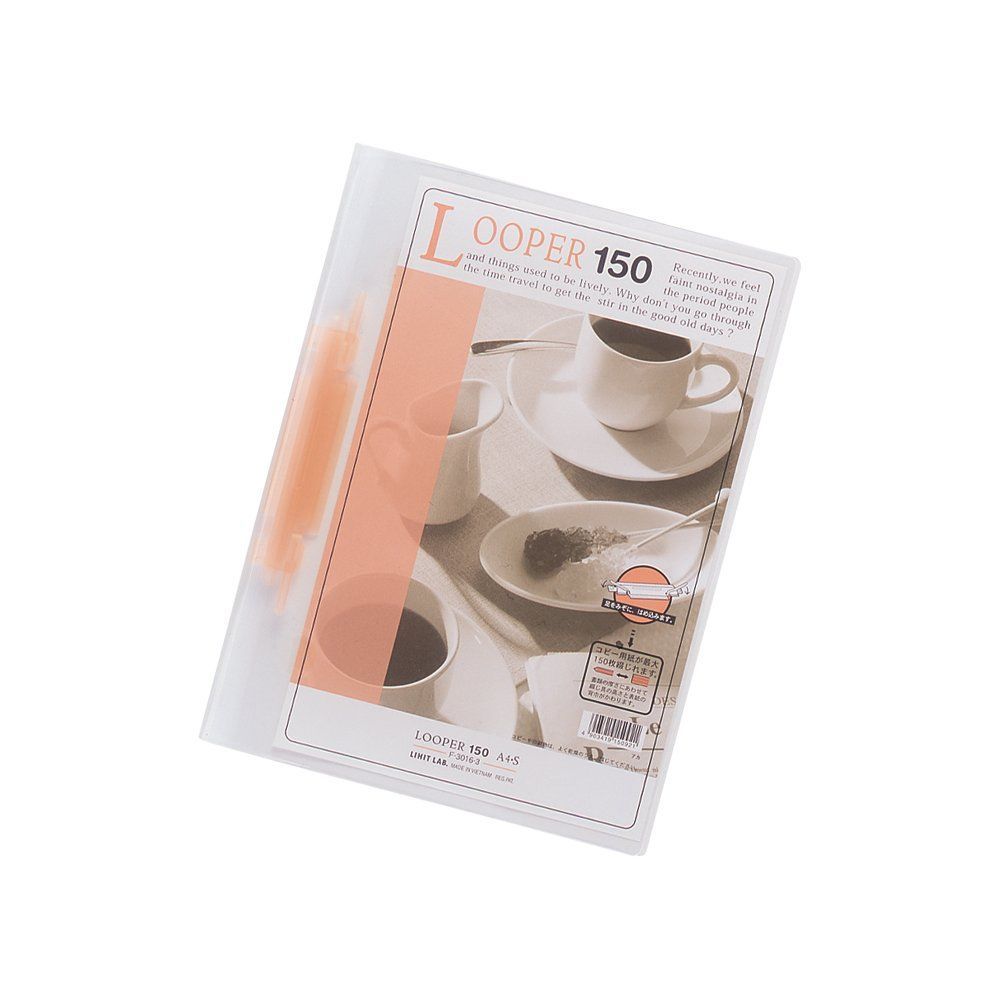 Color レッド_Style 25冊入 リヒトラブ ルーパーファイル A4 赤 25冊入 F3016-3_25