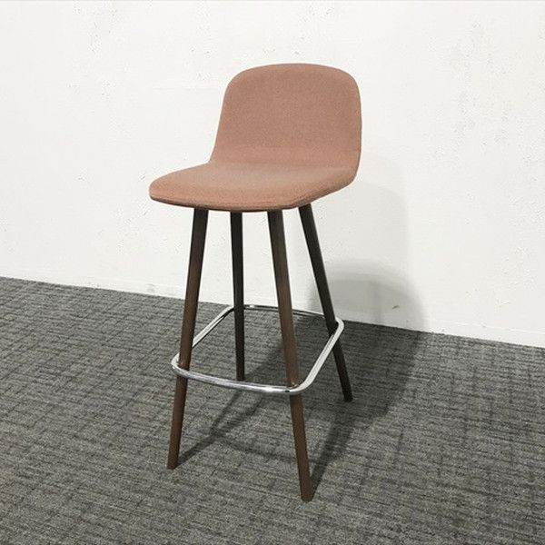 ハイチェア L114 オカムラ オレンジ