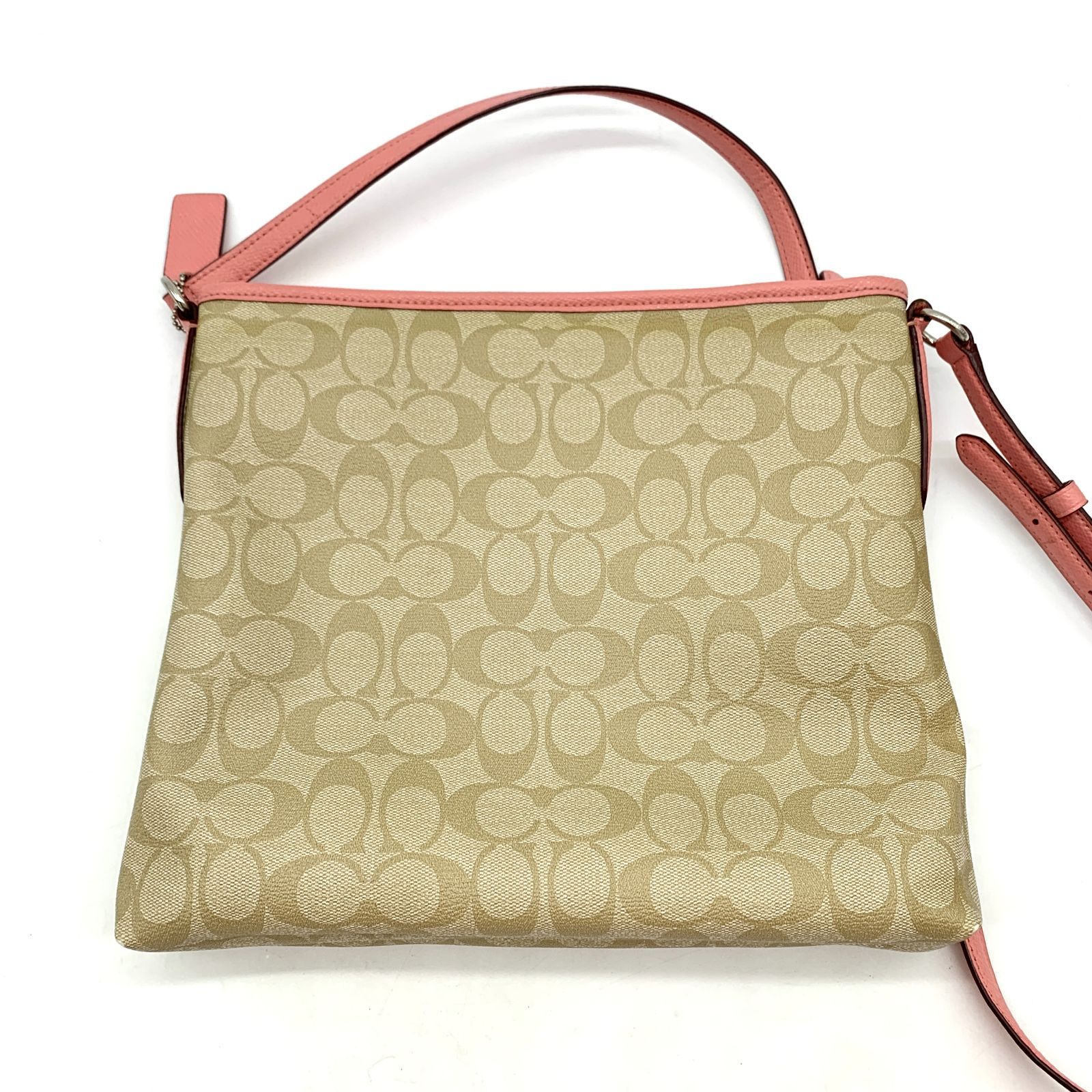 ▽COACH/コーチ ラグジュアリー シグネチャー ショルダーバッグ F34938