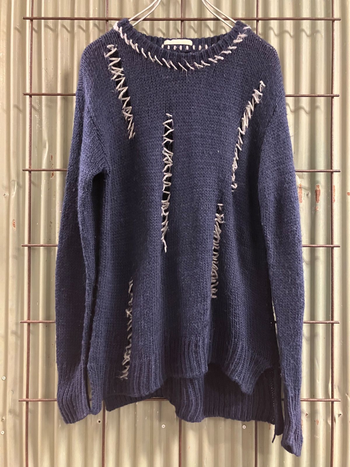 DISCOVERD Wool Knit Sweater ウールニット　セーター　デザインニット