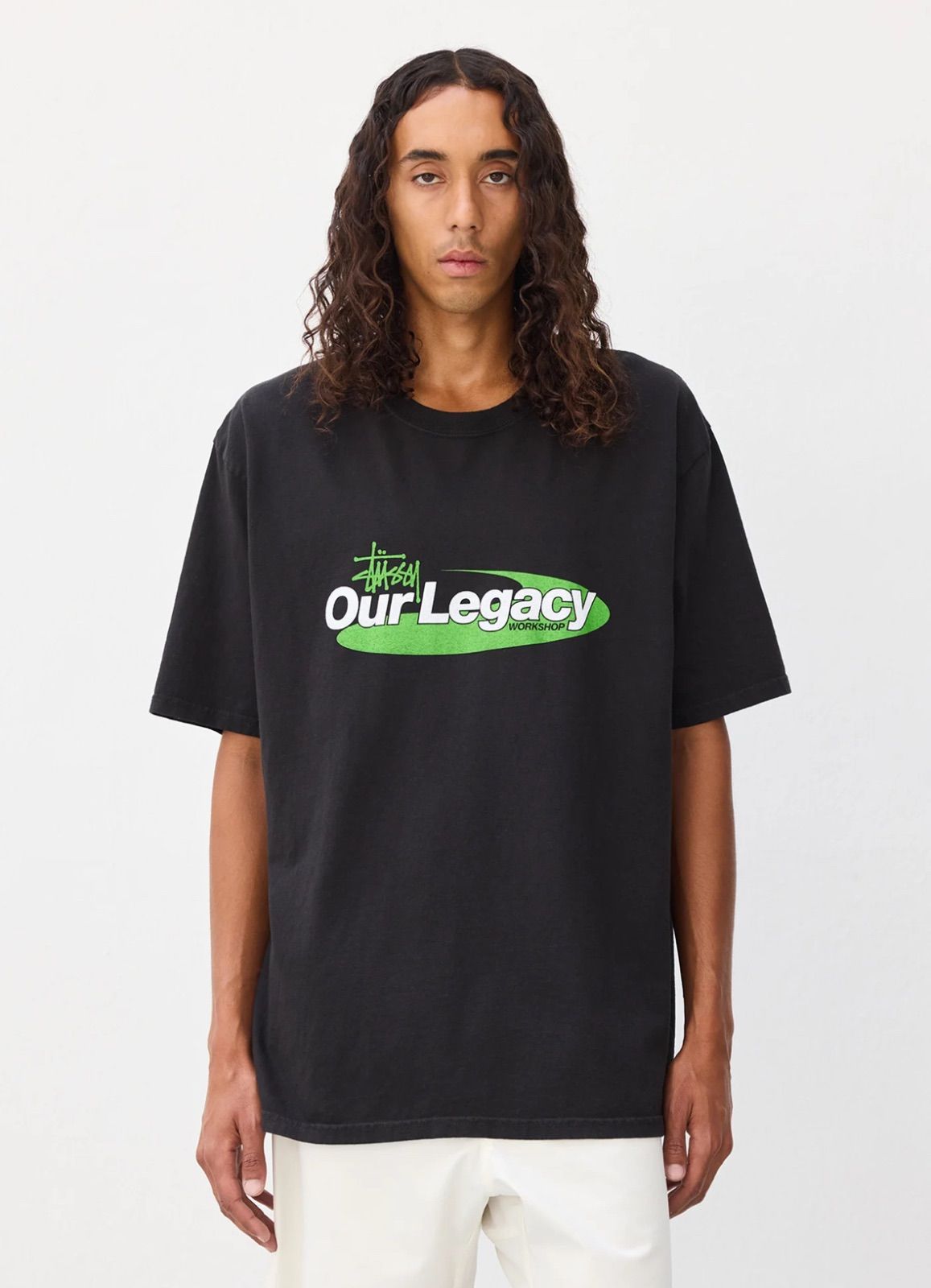 OUR LEGACY WORK SHOP SWIRL　希少　XL Stussy Our Legacy Work Shop Swirl Tee 黒 - メルカリ