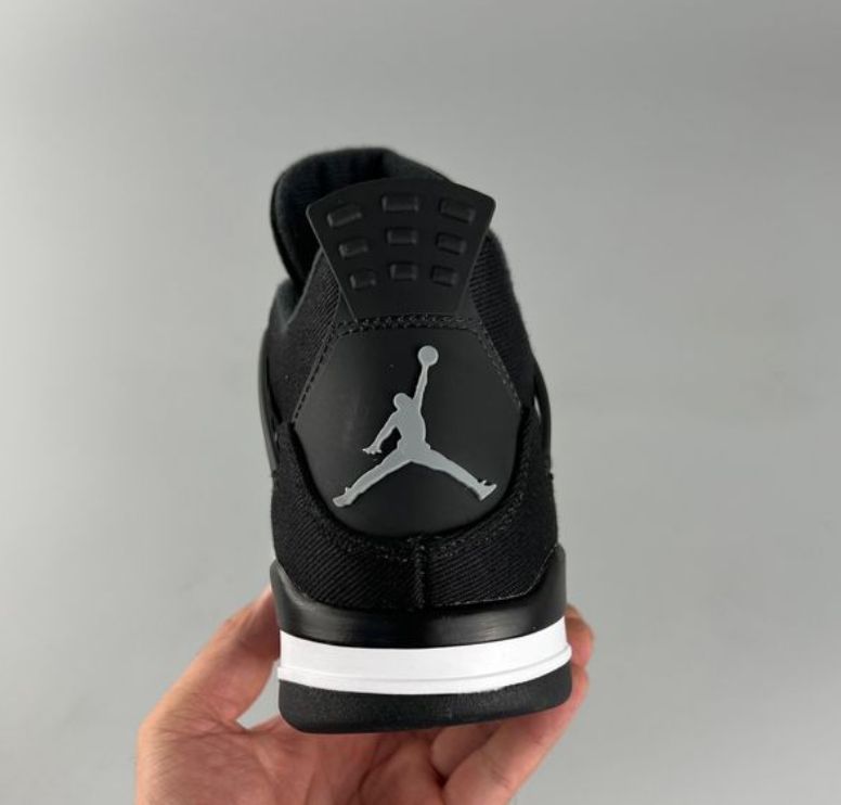新品 Nike Air Jordan 4 Retro Black Canvas - メルカリ