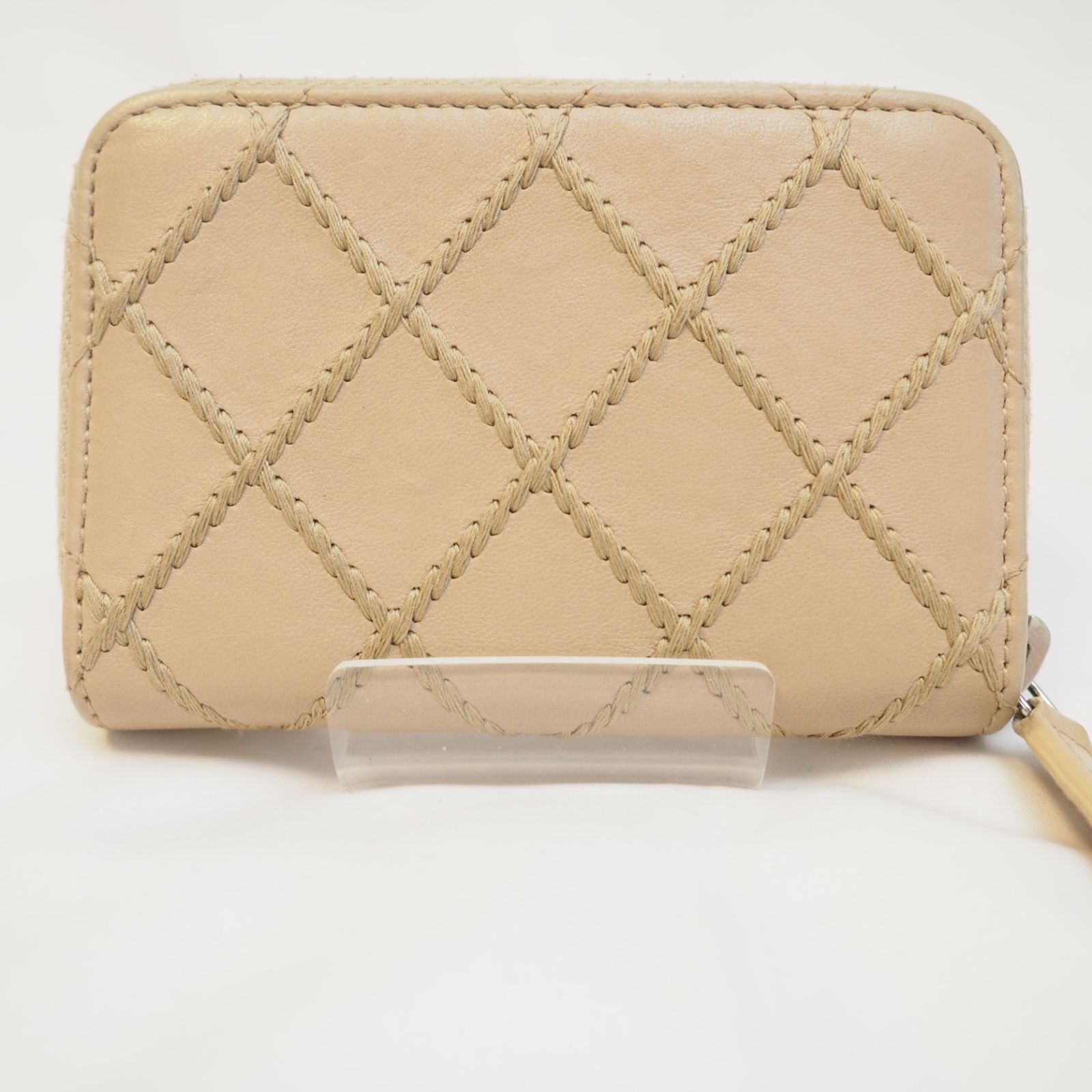 CHANEL シャネルラウンドファスナーコインケースブラック ピンク キャビアスキンレザークレジットカードケース CCロゴプレート  コンパクトウォレット小銭入れ ミニ財布 マトラッセステッチCARDCASEMATELASSE | kaminorth