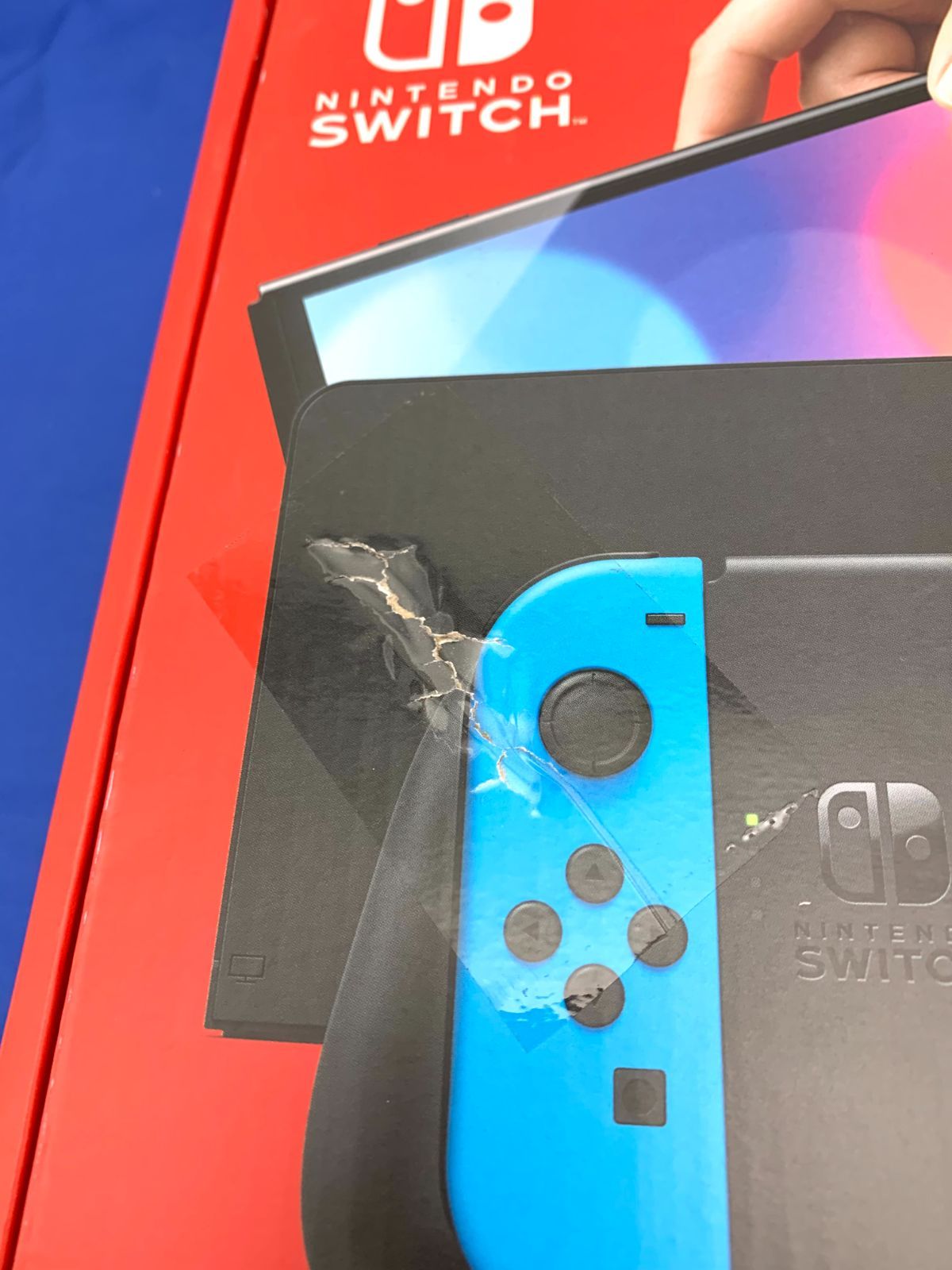 ニンテンドースイッチ 本体 ( 有機ELモデル ) Joy-Con (L) ネオンブルー / (R) ネオンレッド HEG-S-KABAA スイッチ  switch JT 0612ML001 0220240523100289 - メルカリ