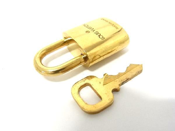 極美品　ルイヴィトン　カデナ　南京錠　パドロック キー　ゴールド　No.677 極美品 ルイヴィトン カデナ 南京錠 パドロック キー ゴールド