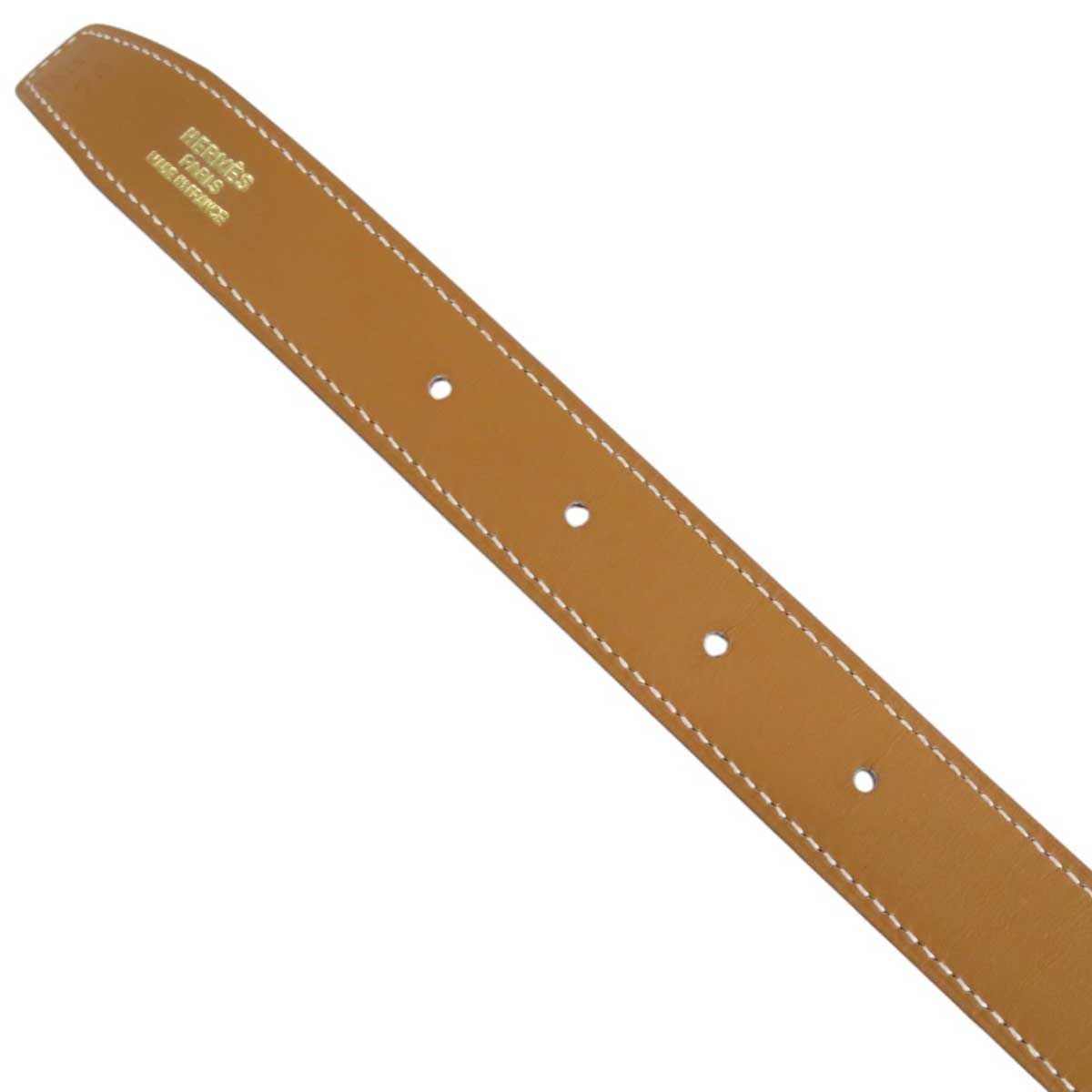 【極美品】HERMESコンスタンスミニリバーシブルベルト　ゴールドバックル70 beltkits-32?$leatherstrap=